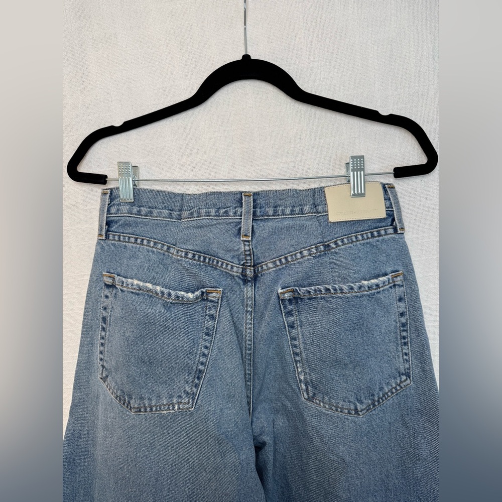 Citizens Of Humanity Wide-Leg Flare Jeans in Medium Blue - Picture 12 of 14